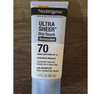 Neutrogena Ultra Sheer Dry Touch Sunscreen SPF 70 Broad Spectrum 3.0 fl oz